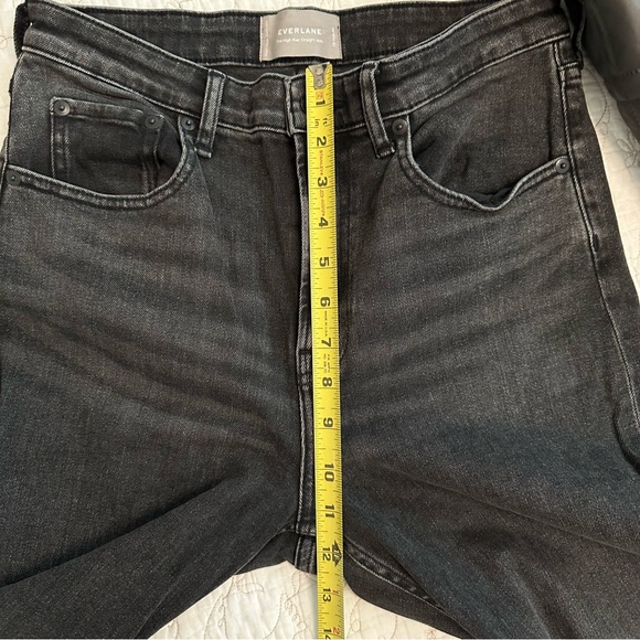 Everlane High Rise Dark Wash Straight-Leg Jeans Size 28 - Picture 9 of 10